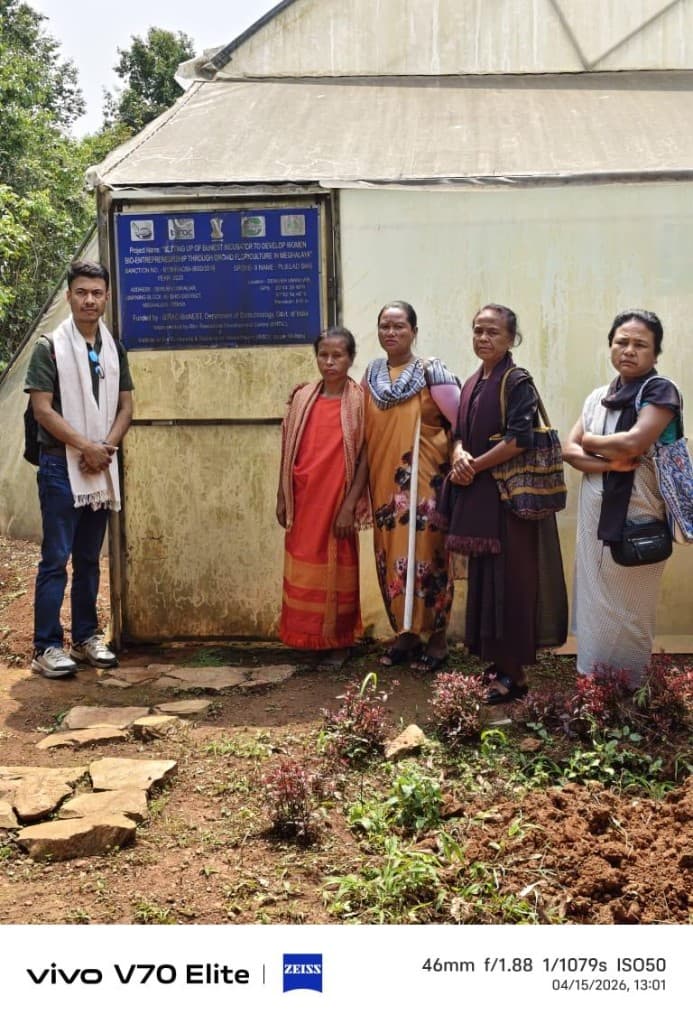 BIRAC-BioNEST orchid floriculture incubator visit in Meghalaya